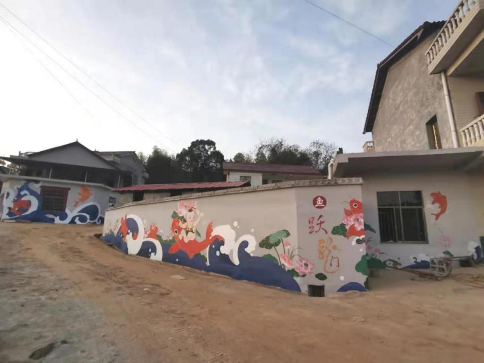 绘制后的墙面(二)